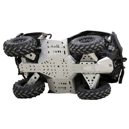 IRON BALTIC Full Skid Plate Set - Outlander 650/850/1000 - Aluminium for CAN-AM OUTLANDER MAX 850 EFI DPS 2019-2024