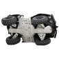 IRON BALTIC Full Skid Plate Set - Outlander 650/850/1000 - Aluminium for CAN-AM OUTLANDER MAX 850 EFI DPS 2019-2024