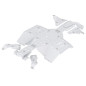 Kit sabot complet IRON BALTIC - Outlander 650/850/1000 - aluminium pour CAN-AM OUTLANDER MAX 850 EFI DPS de 2019 à 2024