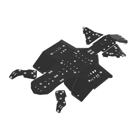 IRON BALTIC Full Skid Plate Set - Outlander 650/850/1000 - Plastic for CAN-AM OUTLANDER MAX 850 EFI DPS 2019-2024