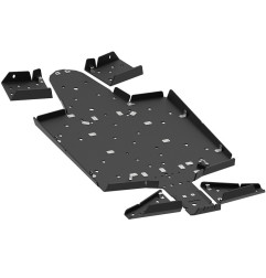 IRON BALTIC Full Skid Plate Set- Plastic for POLARIS RZR S 1000, RZR S 900 2019-2021