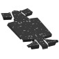 Kit completo de cubrecárter IRON BALTIC- plástico para POLARIS RZR S 1000, RZR S 900 de 2019 a 2021