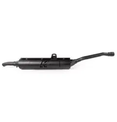 KIMPEX Bolt-On Endtopf Stahl Schwarz für YAMAHA YFM 660 GRIZZLY 4WD, YFM 660 GRIZZLY CAMO 4WD 2002-2008