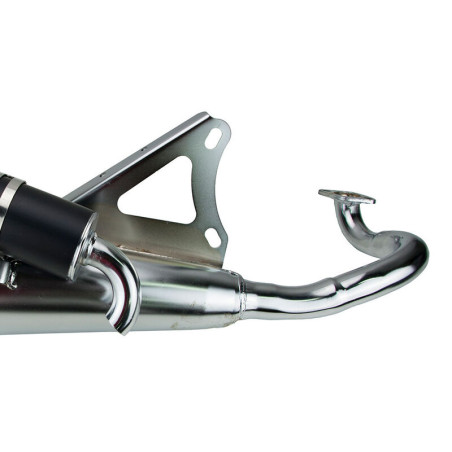 TECNIGAS Q-TRE Exhaust Chrome for GENERIC CRACKER 50, EPICO 50, IDEO 50, ONYX 50, XOR 50 COMPETITION and ADLY PANTHER 50