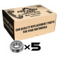 Pack de rodamientos FACTORY LINKS - 6002 2RS (x5) para POLARIS OUTLAW 50, CAN-AM DS 90, YAMAHA YZ 85 y HONDA CR 80
