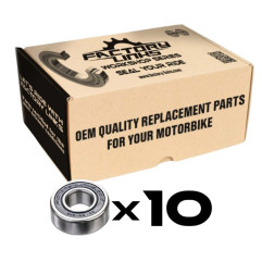 FACTORY LINKS Bearing Pack - 6002 2RS 10x for POLARIS OUTLAW 50, CAN-AM DS 90, YAMAHA YZ 85 and HONDA CR 80 1980-2027