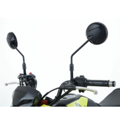 Réhausses de rétroviseur R&G RACING universel M10 x 1,25 x 15mm x 45mm - noir pour HONDA, SUZUKI, KAWASAKI et KTM de 1997 à 2026