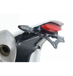 Support de plaque R&G RACING noir pour HUSQVARNA SUPERMOTO 701 de 2016 à 2025