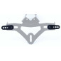 Adaptateur de plaque d'immatriculation R&G RACING noir pour support de plaque pour VOGE DSX 900 et KTM ADVENTURE 890 Adaptateur de plaque d'immatriculation R&G RACING noir pour support de plaque pour VOGE DSX 900 et KTM ADVENTURE 890
