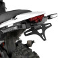 Support de plaque R&G RACING noir pour KTM ADVENTURE 390, ADVENTURE 390 X de 2025 à 2026