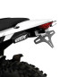 Support de plaque R&G RACING noir pour KTM ADVENTURE 390, ADVENTURE 390 X de 2025 à 2026