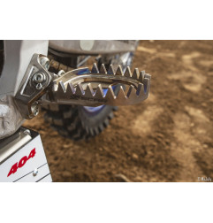 Support de repose-pieds SCAR titane pour YAMAHA YZ 125 et FANTIC XX 125, XX 250 de 2006 à 2027