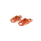 SCAR EVO Foot Pegs Orange for KTM ENDURO 690, FREERIDE E, SX 85 2003-2027