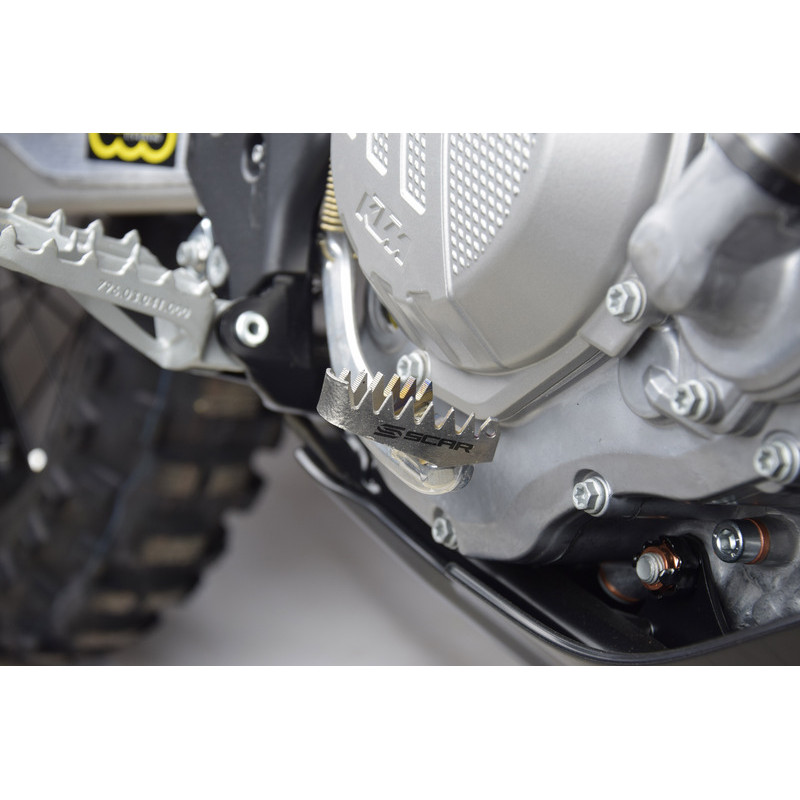 SCAR titanium brake pedal tip for KTM SX 65, BETA RR 350, SHERCO SEF 250 and HUSQVARNA TC 65 from 2003 to 2027