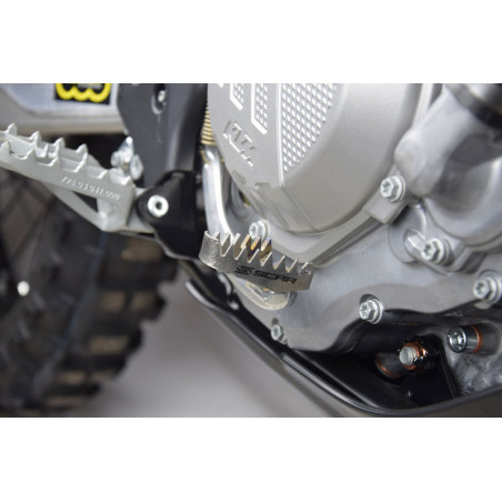 Embout de pédale de frein SCAR titane pour KTM SX 65, BETA RR 350, SHERCO SEF 250 et HUSQVARNA TC 65 de 2003 à 2027