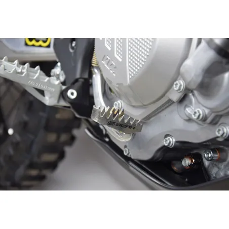 SCAR Raste für Fußbremshebel, titan für KTM SX 65, BETA RR 350, SHERCO SEF 250 und HUSQVARNA TC 65 2003-2027