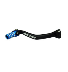 Pedal de cambio SCAR - Negro / Puntera azul para TM RACING EN 250, EN 300, ENF 250, MX 125, MX 250 de 2000 a 2027