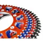 SCAR aluminium rear sprocket 520 pitch for HONDA CR 125, CR 250, CRF 250, CRF 450, CRF 450 X 1987-2027