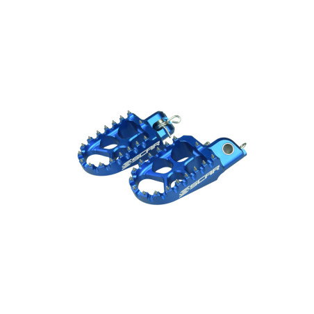 SCAR Evo Footpegs Blue for KTM ENDURO 690, FREERIDE E, SX 85 2003-2027