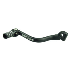 SCAR Gear Shift Lever Black/Black Endpiece for KAWASAKI KX 125, KX 250, KXF 250 1994-2008