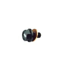 SCAR Magnetic Oil Drain Plug Black for KAWASAKI KX 250, KX 250 X, KX 450, KX 450 X, KXF 250 2021-2027
