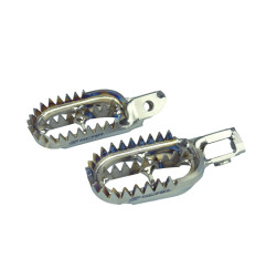Repose-pieds SCAR Gripper - Titane pour KTM SX 125, SX 250, HUSQVARNA FC 250, FC 350 et GAS GAS EC 300, ECF 350 de 2023 à 2027