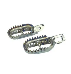 SCAR Titanium Footpegs Gripper for KTM SX 125, SX 250, HUSQVARNA FC 250, FC 350 and GAS GAS EC 300, ECF 350 2023-2027