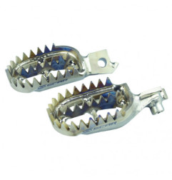 Repose-pieds SCAR Gripper - Titane pour KTM SX 125, SX 250, HUSQVARNA FC 250, FC 350 et GAS GAS EC 300, ECF 350 de 2023 à 2027