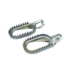 Estriberas antibarro titanio SCAR para KTM SX 250, SX 300, HUSQVARNA FC 250, FC 350 y GAS GAS EC 300, ECF 350 de 2023 a 2027