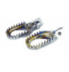 SCAR Footpegs Titanium Anti Mud for KTM SX 250, SX 300, HUSQVARNA FC 250, FC 350 and GAS GAS EC 300, ECF 350 2023-2027