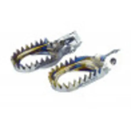 SCAR Footpegs Titanium Anti Mud for KTM SX 250, SX 300, HUSQVARNA FC 250, FC 350 and GAS GAS EC 300, ECF 350 2023-2027