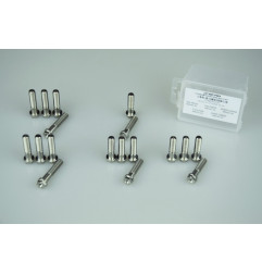 Kit de pernos delanteros SCAR Titanio para YAMAHA YZ 125, YZ 250, YZ 250 X, YZF 250 de 2023 a 2027