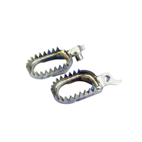 Estriberas SCAR antibarro de titanio para YAMAHA WRF 450, YZ 250, YZ 250 X, YZF 250, YZF 450 y FANTIC XXF 250, XXF 450