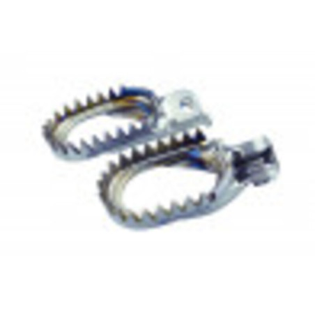 Repose-pieds SCAR titane anti-boue pour YAMAHA WRF 450, YZ 250, YZ 250 X, YZF 250, YZF 450 et FANTIC XXF 250, XXF 450
