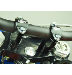 Torretas de manillar SCAR Ø28,6mm para KTM SX 250, SX 300, HUSQVARNA FC 250, FC 350 y GAS GAS EC 300, ECF 350 de 2023 a 2027