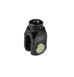 Distanciador para pedal de freno trasero SCAR - negro para YAMAHA WRF 250, SUZUKI RMZ 450 y FANTIC XE 125 de 2003 a 2027