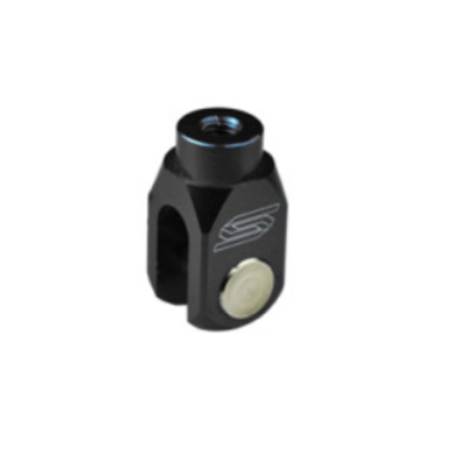 Distanciador para pedal de freno trasero SCAR - negro para YAMAHA WRF 250, SUZUKI RMZ 450 y FANTIC XE 125 de 2003 a 2027