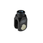 Distanciador para pedal de freno trasero SCAR - negro para YAMAHA WRF 250, SUZUKI RMZ 450 y FANTIC XE 125 de 2003 a 2027
