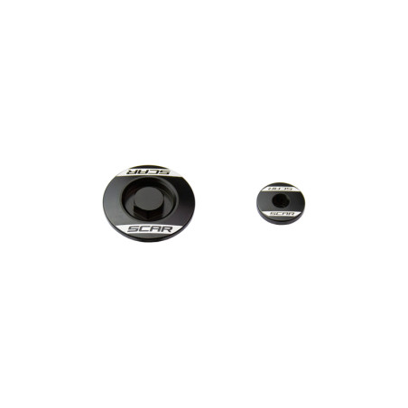 Bouchons carter moteur SCAR pour KAWASAKI KLX 450, KX 250, KX 450, KXF 250, KXF 450 de 2008 à 2027