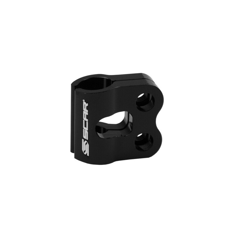 Guide durite de frein avant SCAR noir pour KAWASAKI KX 100, KX 250, KX 65, KX 85 et SUZUKI DRZ 400, RM 85, RMZ 250, RMZ 450
