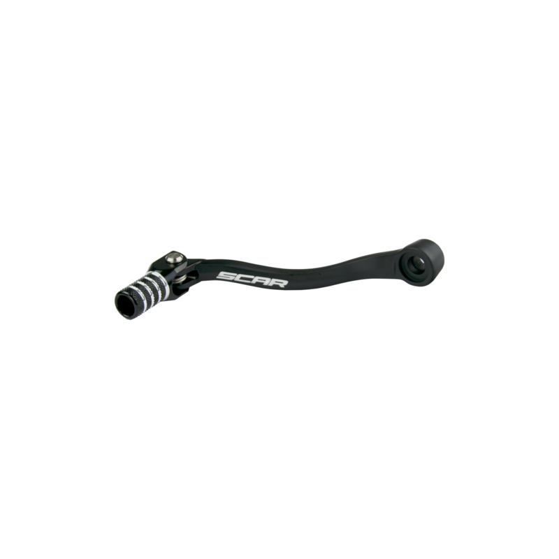 SCAR Gear Shift Lever Black/Black Endpiece for KTM SX 85 and HUSQVARNA TC 85 2003-2017