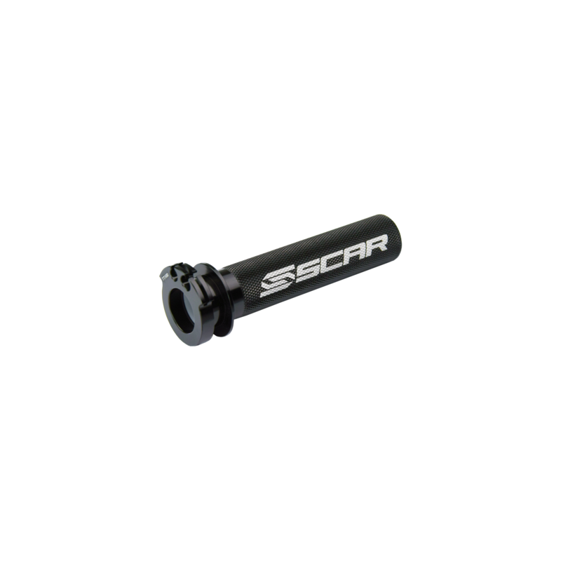 Barillet de gaz SCAR en aluminium + roulement noir pour KAWASAKI KXF 250, YAMAHA WRF 250 et SUZUKI RMZ 450 de 1998 à 2027
