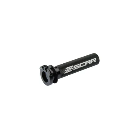 SCAR aluminium throttle tube + bearing, black, for KAWASAKI KXF 250, YAMAHA WRF 250 and SUZUKI RMZ 450 from 1998 to 2027