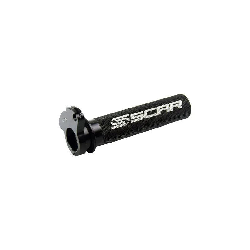 SCAR Aluminium Throttle Tube + Bearing - Black for YAMAHA YZ 65 2018-2027