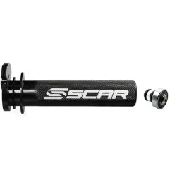 Barillet de gaz SCAR en aluminium + roulement noir pour KTM EXC 250, EXC 450, SX 250 et HUSQVARNA FE 250, FE 350, FE 450