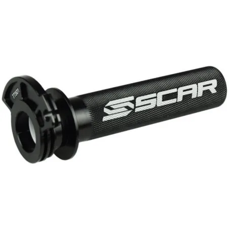 Barillet de gaz SCAR en aluminium + roulement noir pour KTM EXC 250, EXC 450, SX 250 et HUSQVARNA FE 250, FE 350, FE 450