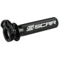 SCAR Aluminium Throttle Tube + Bearing - Black for KTM EXC 250, EXC 450, SX 250 and HUSQVARNA FE 250, FE 350, FE 450 2000-2016