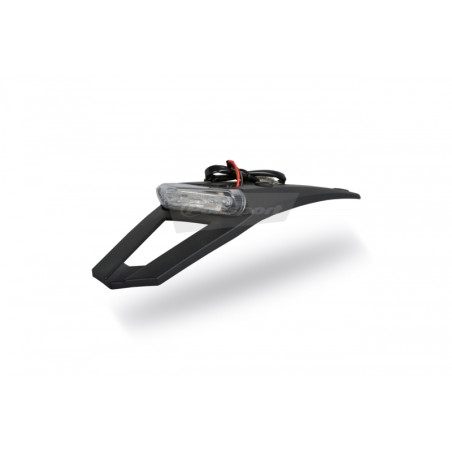 Extension de garde-boue AR avec feu LED POLISPORT noir pour BETA RR 250 de 2019 à 2024