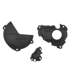 Protector tapa de embrague, encendido y bomba de agua POLISPORT para YAMAHA WRF 250, YZF 250 y FANTIC XEF 250, XXF 250