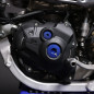 Protector tapa de embrague, encendido y bomba de agua POLISPORT Extreme - Negro para YAMAHA WRF 450, YZF 450 de 2023 a 2027